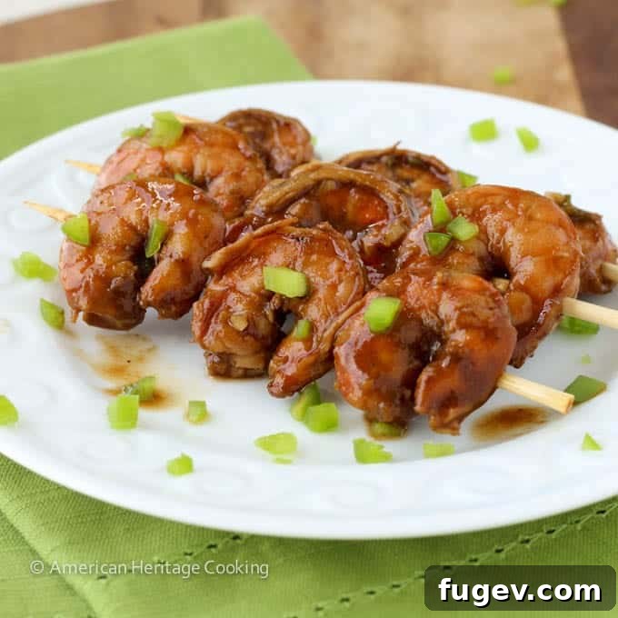 Smoky Ale Shrimp Sizzle 5 Spicy Barbecue Beer Shrimp in a pan