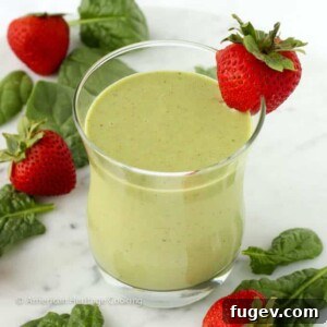 Strawberry Banana Spinach Smoothie