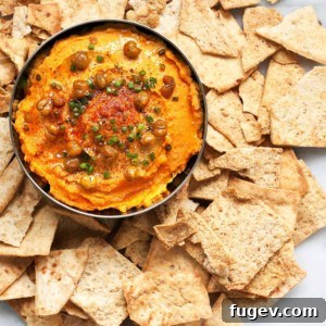 Sweet Potato Hummus & Pita Chips