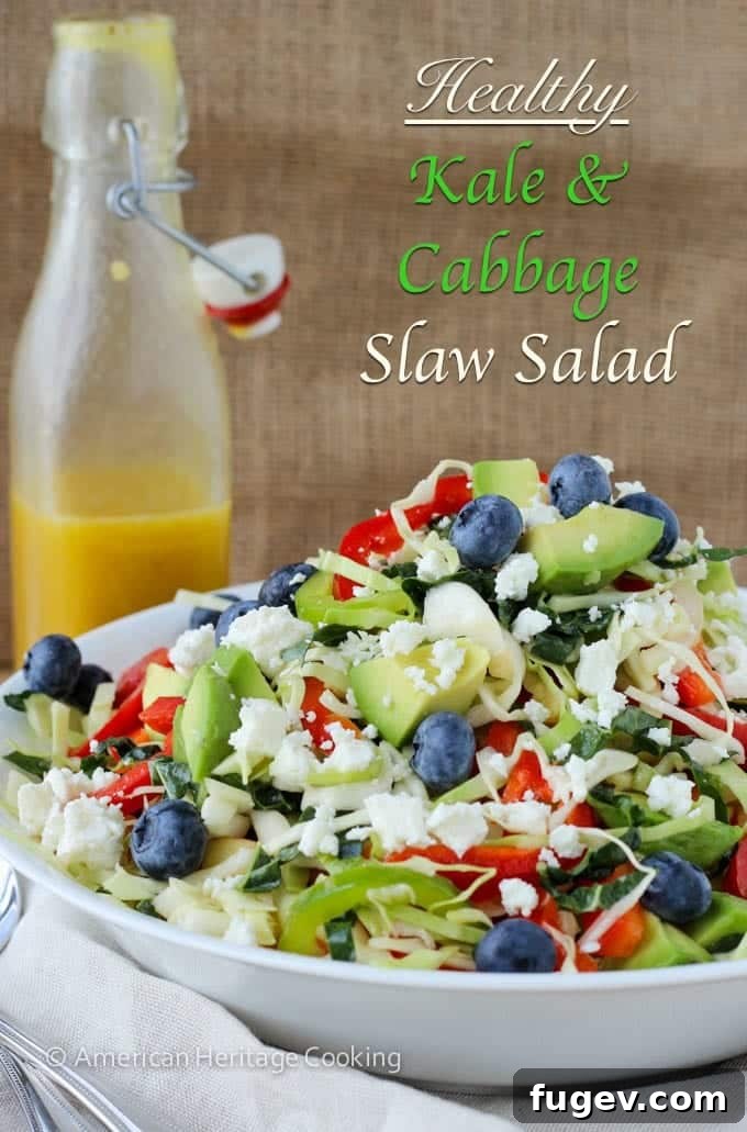 Crisp Kale and Cabbage Power Slaw 7 Healthy Kale and Cabbage Slaw Salad