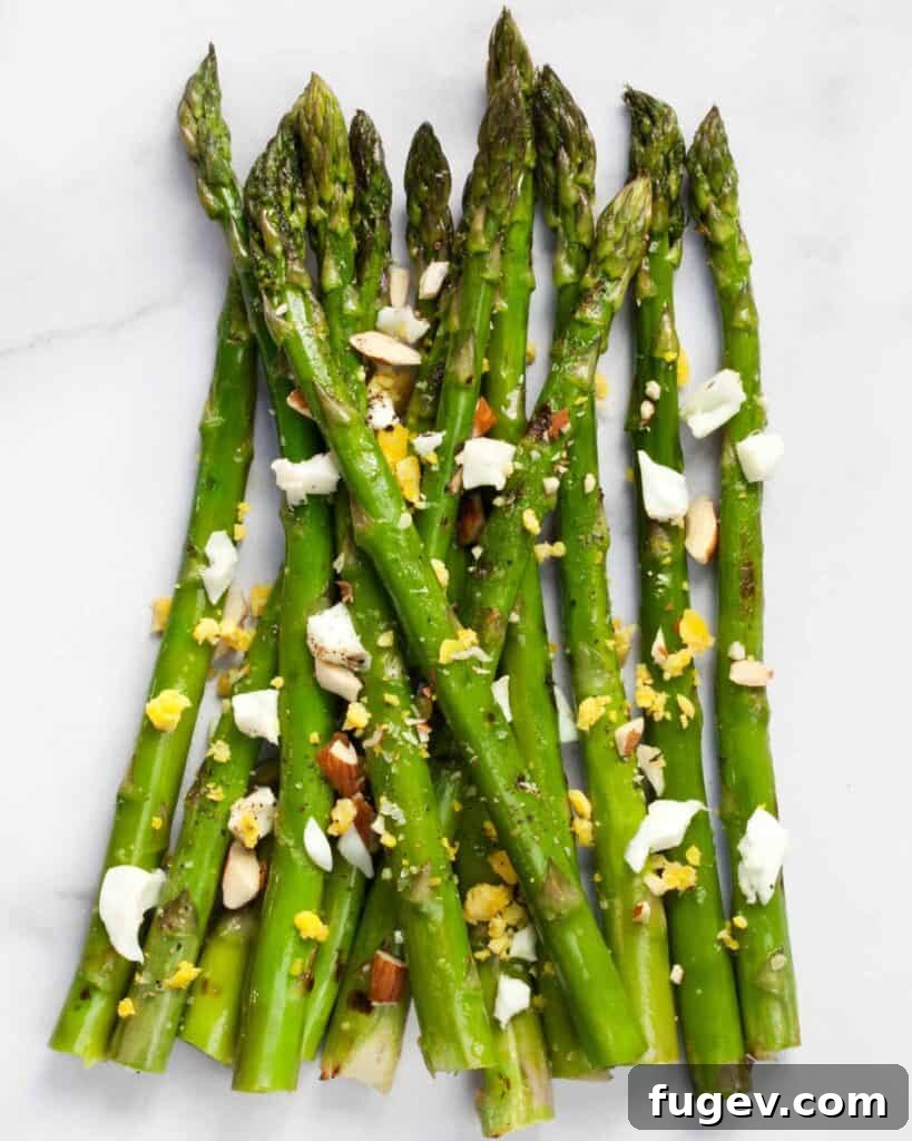 Seared Asparagus Medley 2 Delicious Grilled Asparagus Salad with Lemon Dijon Vinaigrette