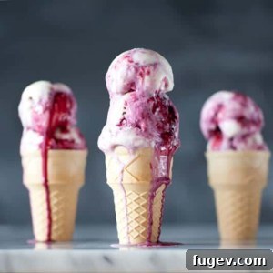 Golden Harvest Berry Swirl 2 Sweet Corn & Blackberry Ice Cream