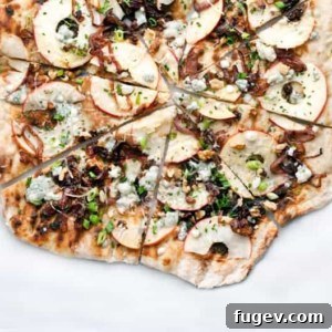 Sweet & Smoky Apple-Onion Grilled Pizza 2 Caramelized Onion Apple Grilled Pizza