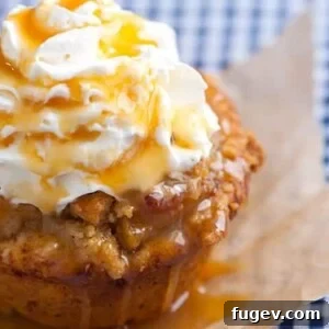 Apple Pie Cupcakes by Inspired Taste. A fun and easy recipe with cinnamon roll dough and crumble topping.