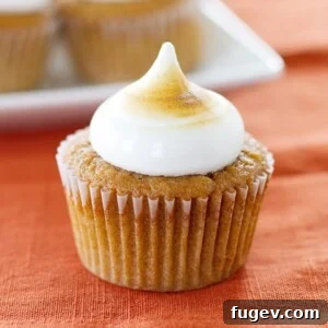 Sweet Potato Cupcakes with Toasted Marshmallow Frosting by Taste and Tell. Forget the casserole and go straight for dessert!