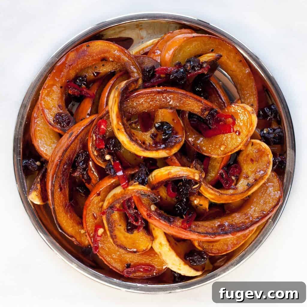 Agrodolce Glazed Winter Squash 3 Assorted winter squash wedges prepared for roasting for the agrodolce recipe