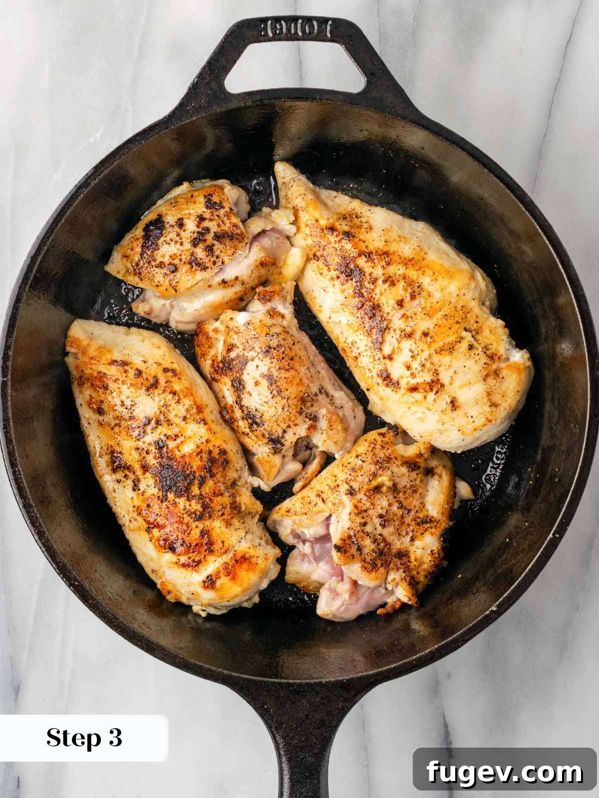 Perfect Backyard BBQ Chicken 10 searing bbq chicken.
