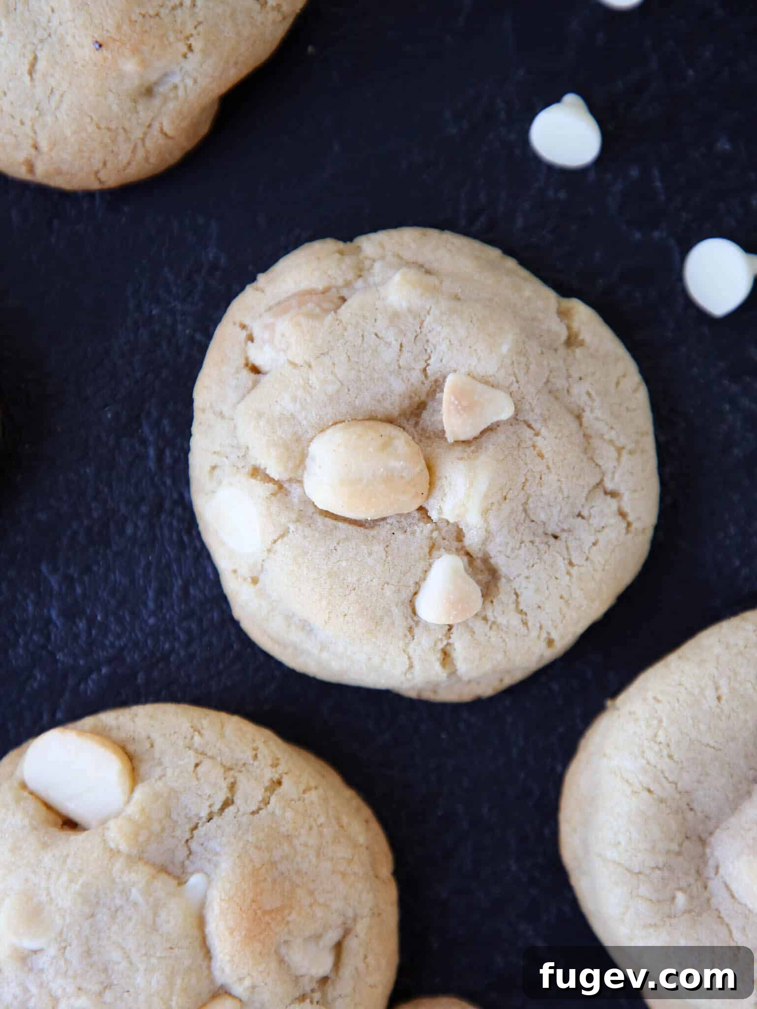 25 Deliciously Simple Christmas Cookies 3 White Chocolate Macadamia Nut Cookies Extra Chips.