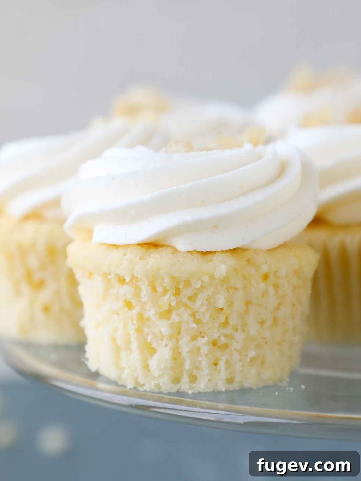 Zesty Lemon Delights 2 unwrapped lemon cupcake.
