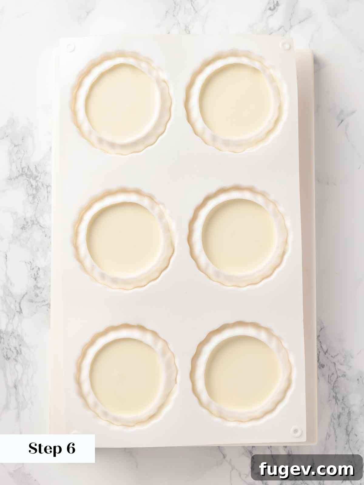 Tangy Buttermilk Panna Cotta 10 portioned unmolded panna cottas.