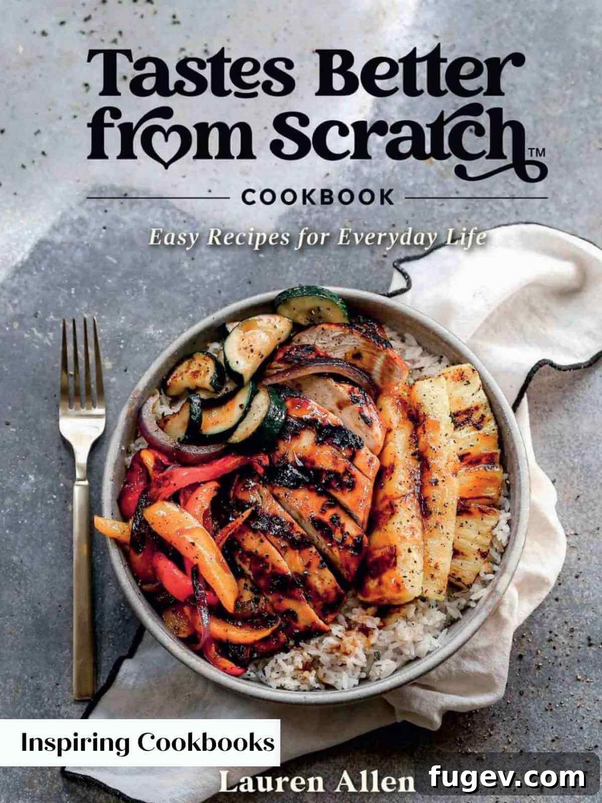 Gifts to Delight Any Home Cook 6 The 'Tastes Better From Scratch' cookbook beautifully displayed on a pristine kitchen counter, ready to inspire new culinary creations.