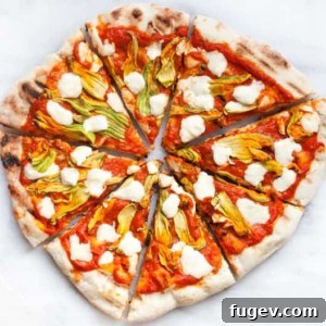Squash Blossom Pizza