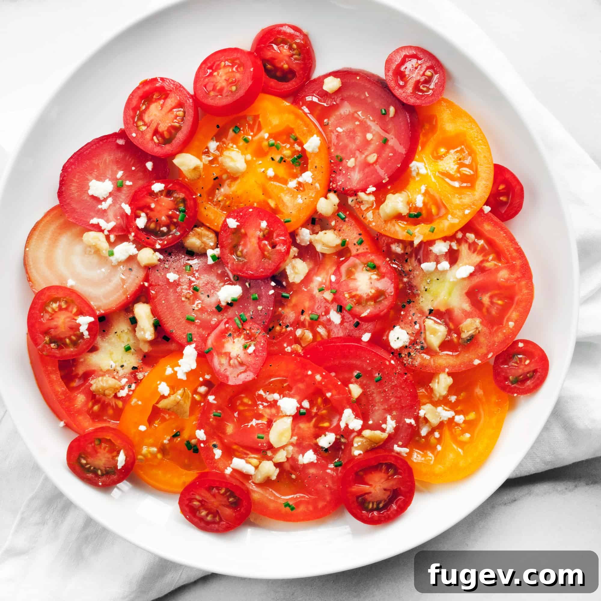 Vibrant Tomato Beet Salad 5 Gourmet Tomato Beet Salad with Goat Cheese and Walnuts
