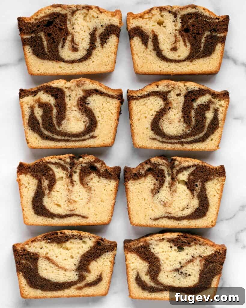 Swirled Pound Cake 3 Moist and flavorful Marble Pound Cake, showcasing intricate patterns