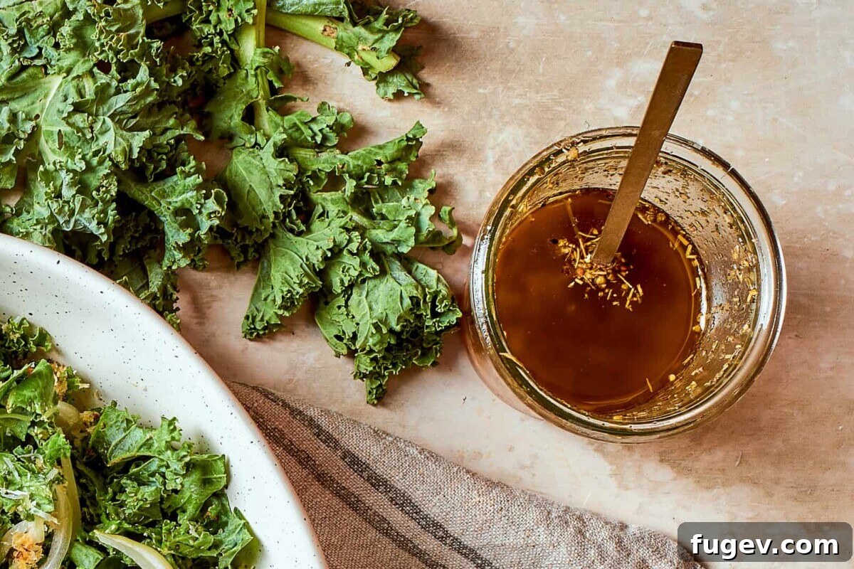 Effortless Homemade Italian Dressing 4 A jar of homemade Italian salad dressing, glistening and ready to be poured over crisp greens, showcasing its vibrant color and herb flecks.