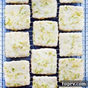 Lemon Lime Shortbread