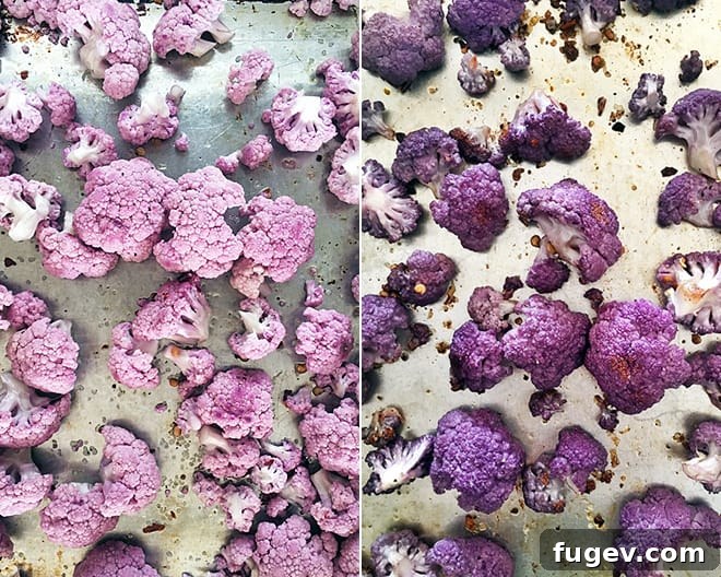 Violet Flame Cauliflower Velouté 3 Roasted Spicy Purple Cauliflower Soup