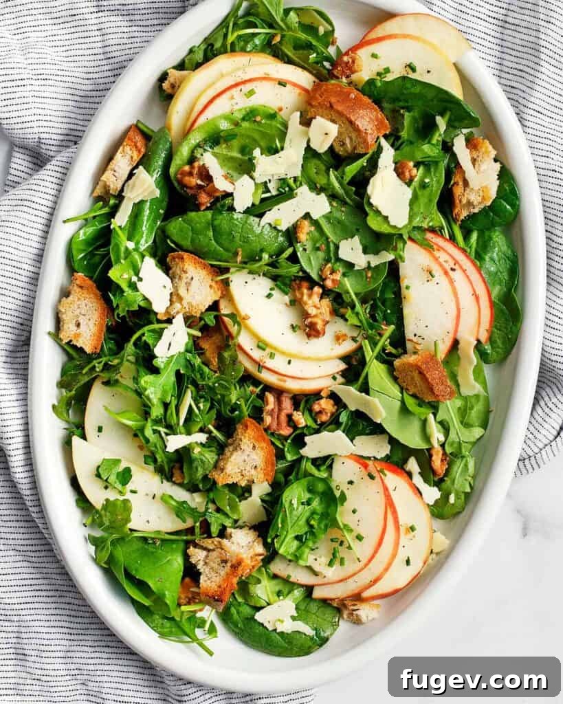 Harvest Apple Walnut Rye Salad 2 Apple Walnut Rye Salad