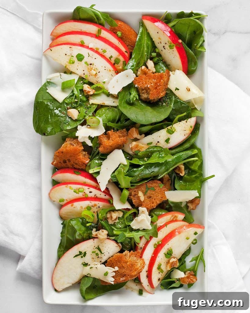 Harvest Apple Walnut Rye Salad 4 Apple Walnut Rye Salad