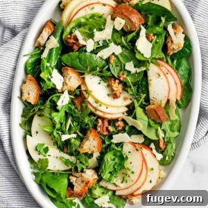 Apple Walnut Rye Salad