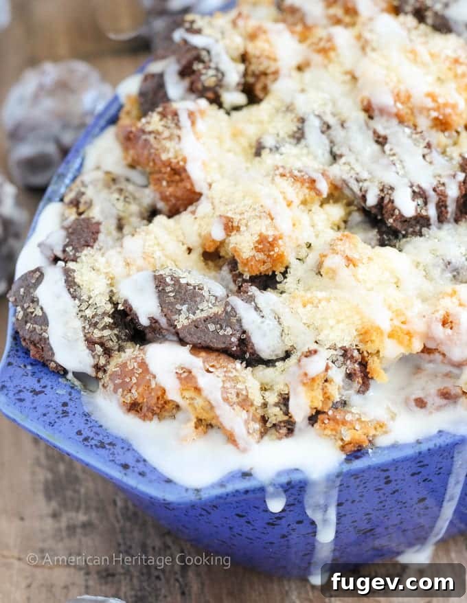 Decadent Coffee Donut Pudding 2 Indulgent Coffee Donut Bread Pudding, a perfect brunch addition featuring cake donuts baked in a rich coffee custard.