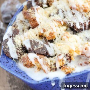 Coffee Donut Bread Pudding