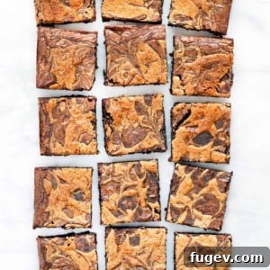 Tahini Swirl Brownies