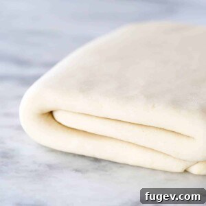 Inverse Puff Pastry close up detail