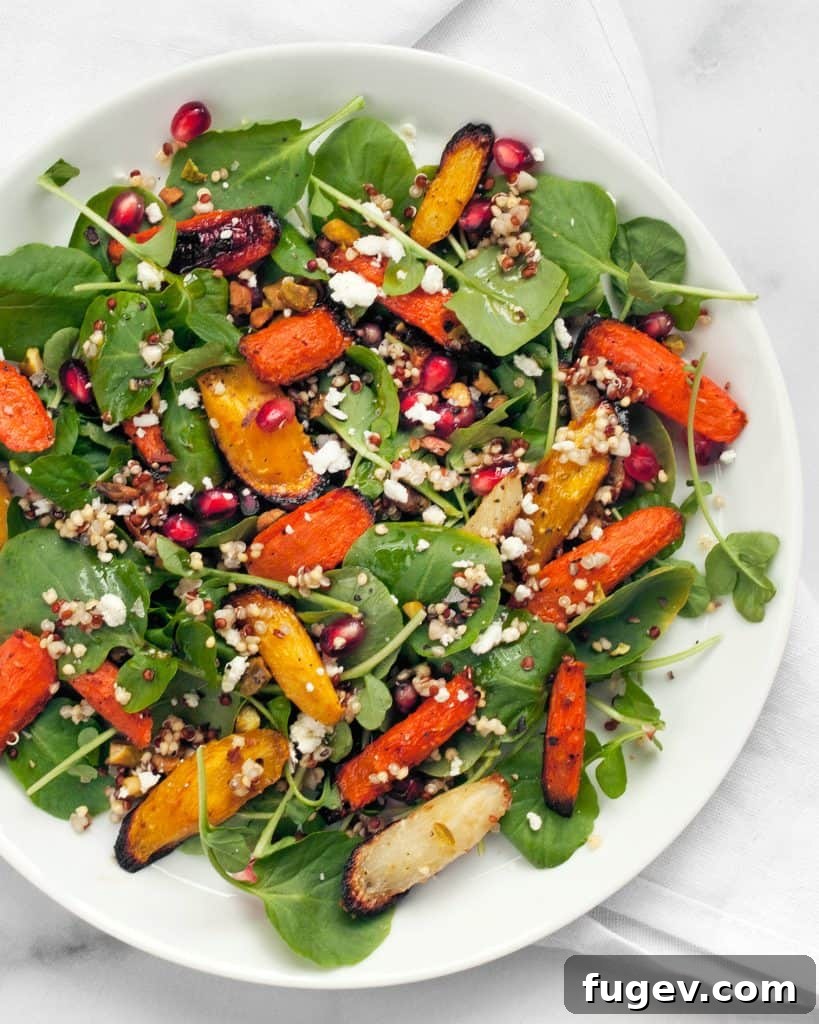 Caramelized Carrots and Tangy Feta Salad 4 Fresh ingredients for a healthy Roasted Carrot Feta Salad