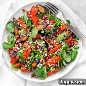 Caramelized Carrots and Tangy Feta Salad 5 Roasted Carrot Feta Salad