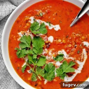 Golden Curried Lentil Tomato Coconut Soup 2 Curried Lentil Tomato Coconut Soup