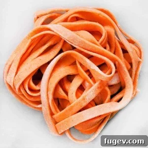 Fresh Carrot Pasta