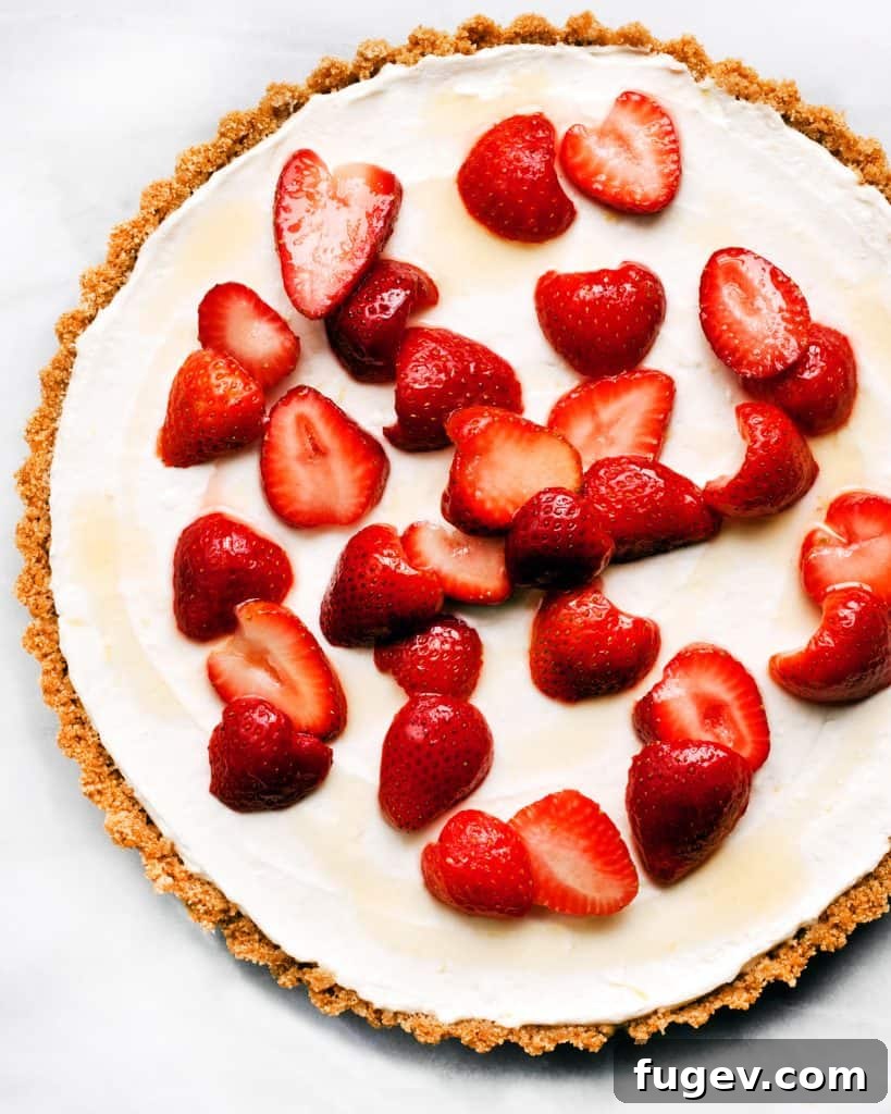 Dreamy No-Bake Ricotta Cheesecake 3 No-Bake Ricotta Cheesecake slice on a plate