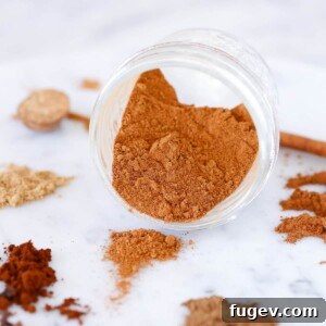 Pumpkin Pie Spice Mix in a jar