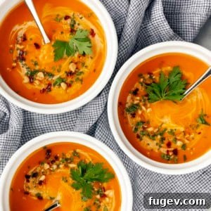 Slow Cooker Curried Butternut Squash Soup