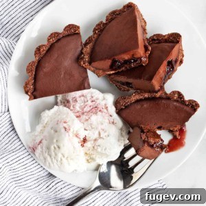 Perfectly crafted Vegan and Gluten Free Chocolate Cherry Tartlets