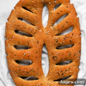 Fragrant Rosemary Fougasse 9 Rosemary Fougasse