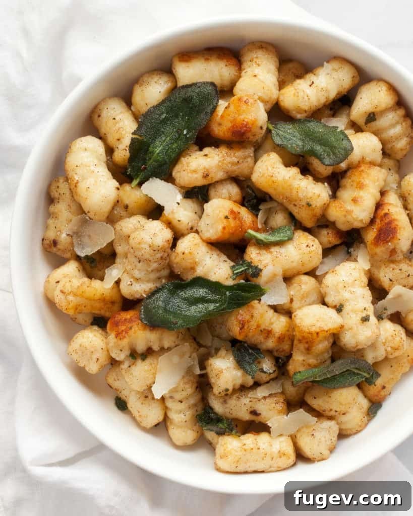 Pillowy Potato Gnocchi 3 Plate of Homemade Potato Gnocchi