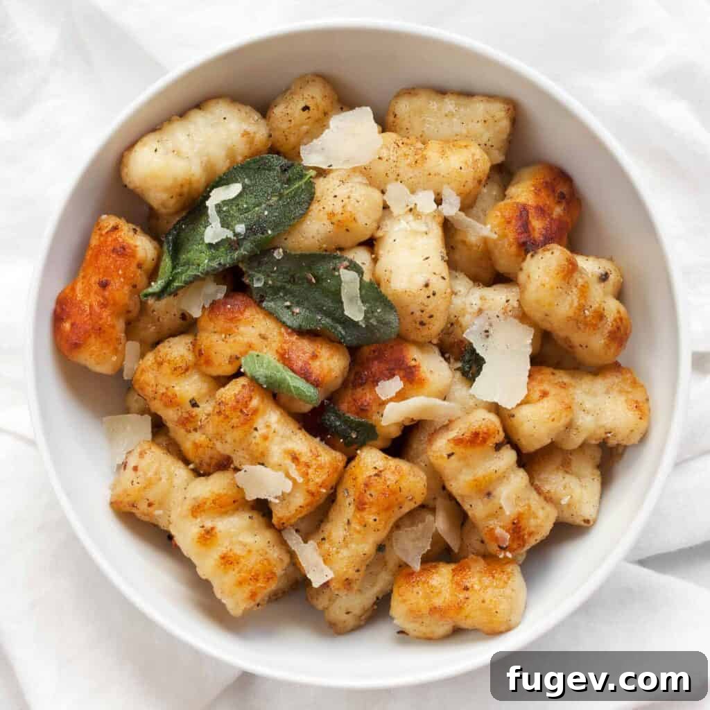 Pillowy Potato Gnocchi 6 Close-up of Shaped Potato Gnocchi