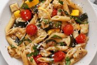 Balsamic Roasted Vegetable Pasta Recipe