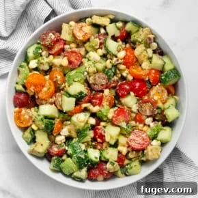 Avocado tomato salad in a bowl.