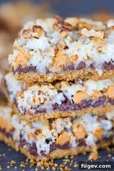 Seven Layer Bars Stacked.